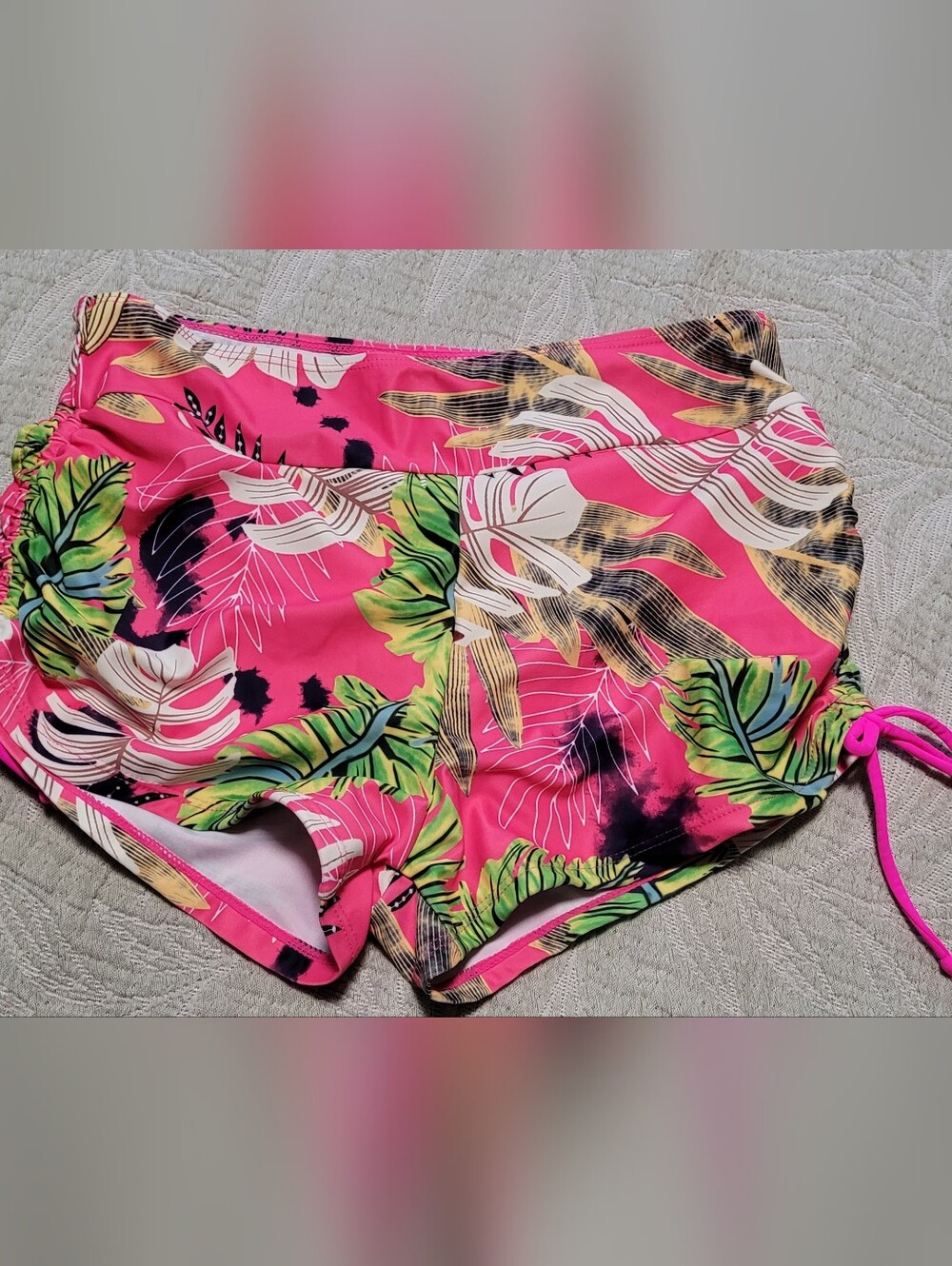 💜2 for $10💜 Bundle and save Pink Tropical Print Swim Shorts